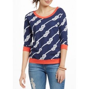 Anthropologie | Porridge Gabby Nautical Knot Top